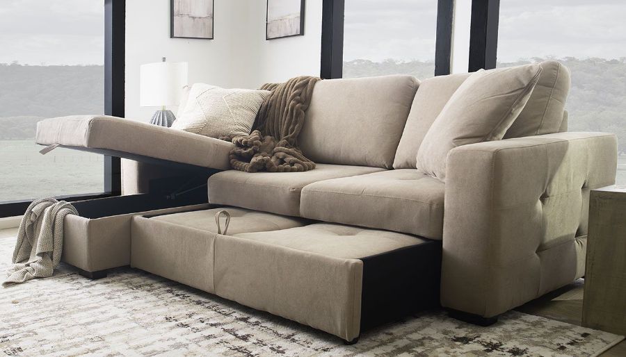 Picture of Playbook II Tan Sofa with Chaise